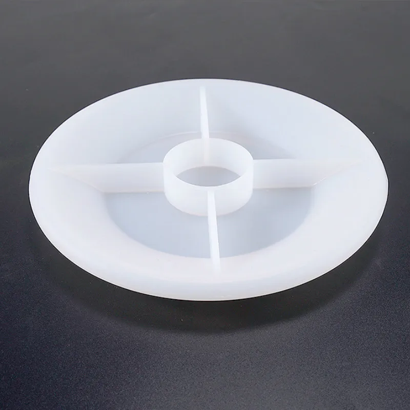 Heart Hexagon Tray Silicone Mold DIY Resin Jewelry Handmade Teacup Trinket Plate 