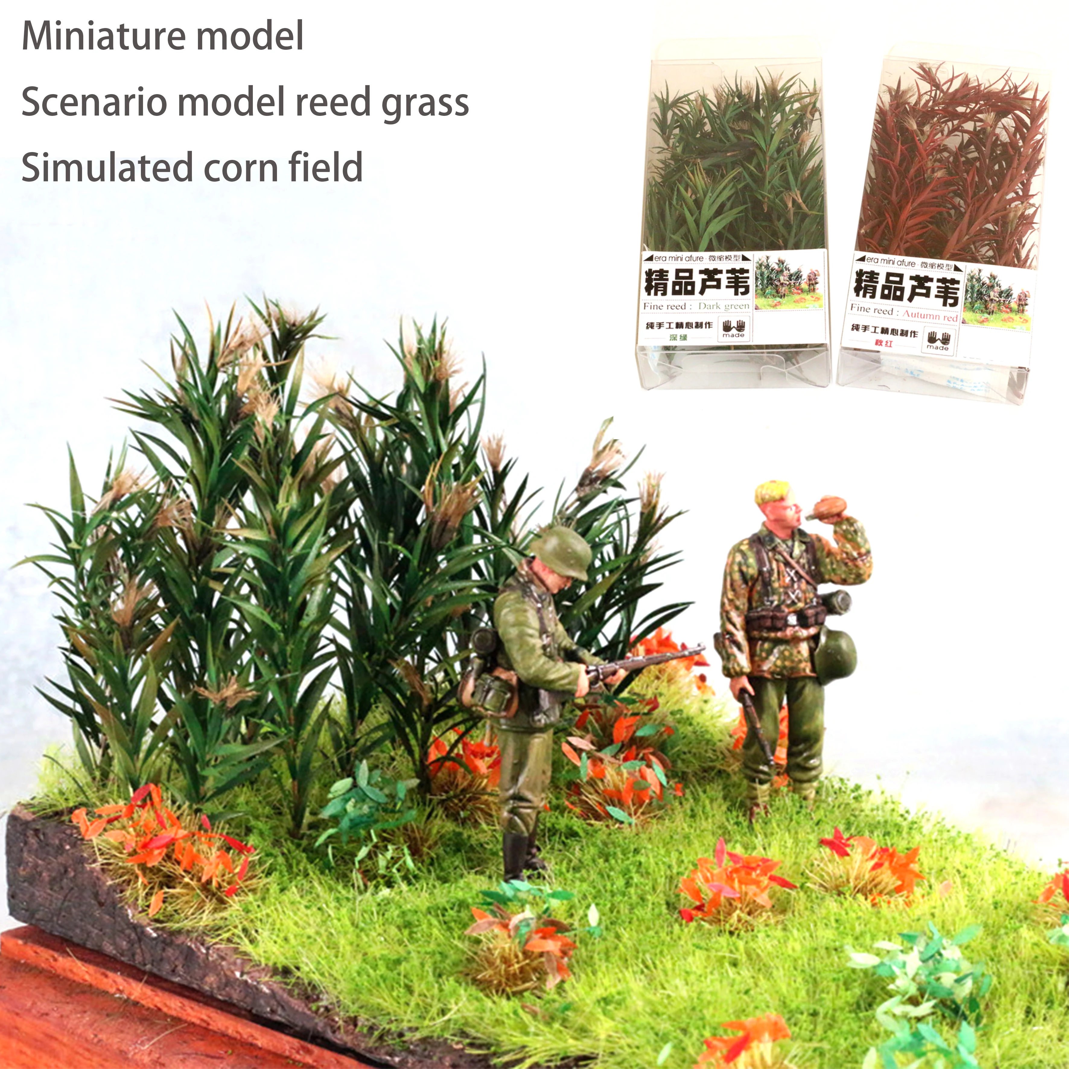 

Miniature model Scenario model reed grass Simulated corn field Military scene sand table material