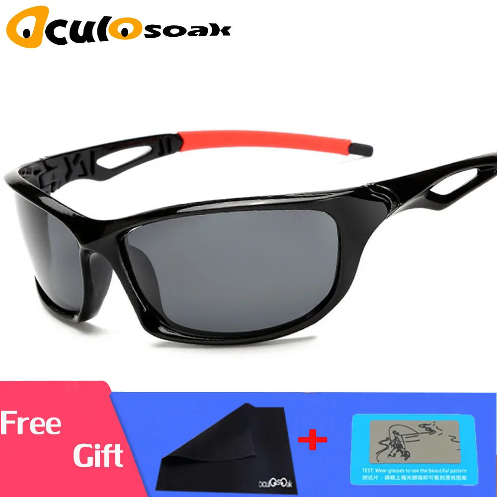 red legs Oculosoak Drive Мужские поляризационные солнцезащитные очки мужские Брендовые спортивные лодочные защитные водительские очки уменьшить блики - Цвет линз: red legs
