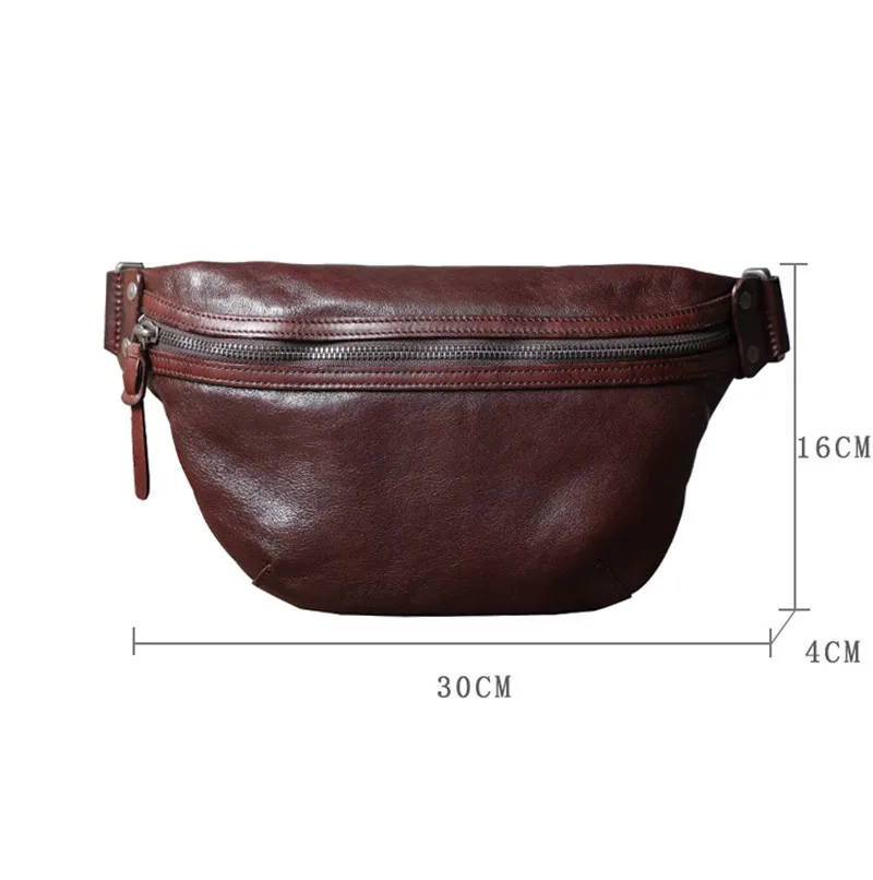 Woosir Genuine Cowhide Leather Sling Bag