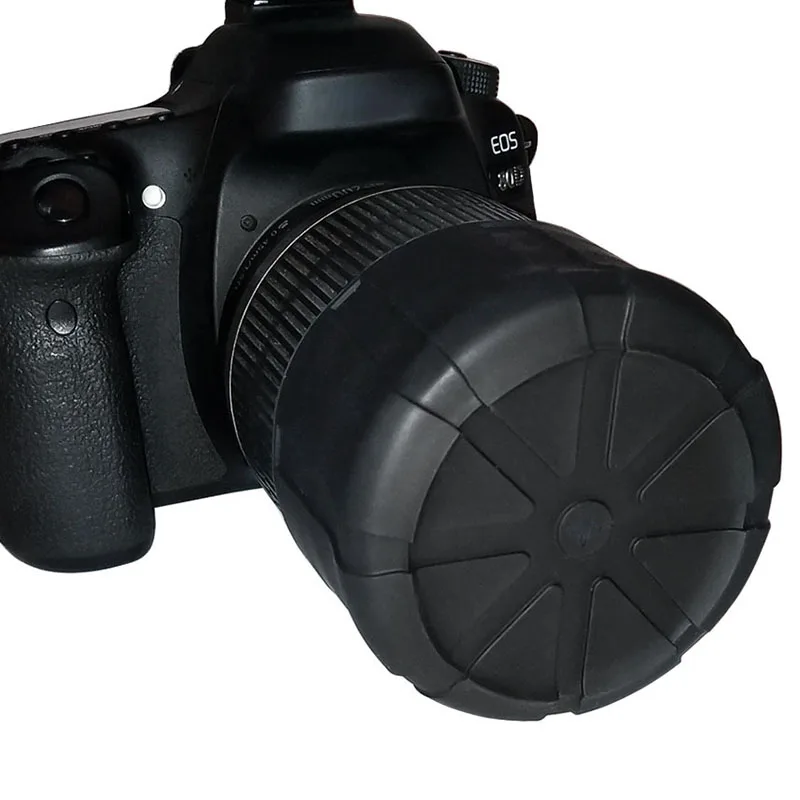 Универсальный силиконовый чехол для DSLR камеры, Пылезащитная Водонепроницаемая защитная крышка объектива камеры DSLR, аксессуары для камеры