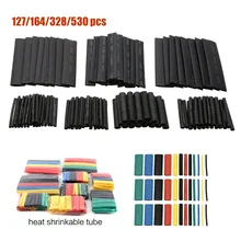 Tube-Connectors Sleeving-Tubing Electrical-Wire Heat-Shrink Wrap-Cable Assortment-Kit