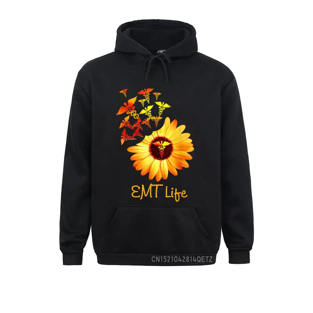 

Hoodies EMT Life Sunflower Coat Cute Nurse Gifts Hoods Mother Day Cheap Party Long Sleeve Men Sweatshirts Party