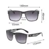 Fashion Wrap Square Frame Retro Decorative Photochromic Classic Sunglasses Women Men Versatile Pattern Sunglasses UV400