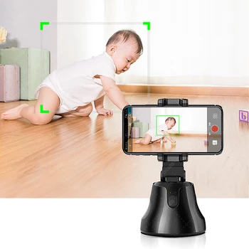 

360° Auto Selfie Video Shooting Phone Holder Smartphone Tripod Face Object Tracking Holder For YouTuber Vlogger Record Tiktok