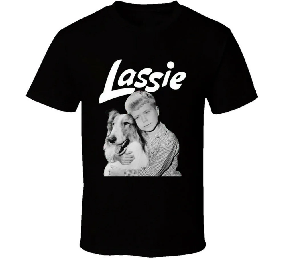 Футболка Lassie с телевизионным шоу семейная футболка героями мультфильма