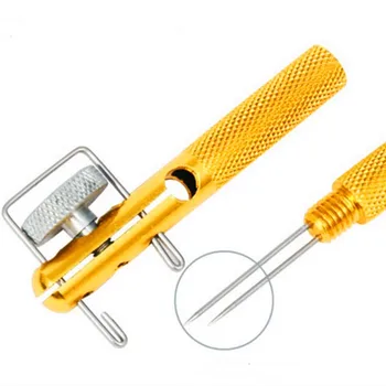 

Fishing Tackle Hook Tier Fishing Line Tying Tool with Sub-line Tie Double Head Needle Knots Tie and Loop Tyer Fishhook Remover