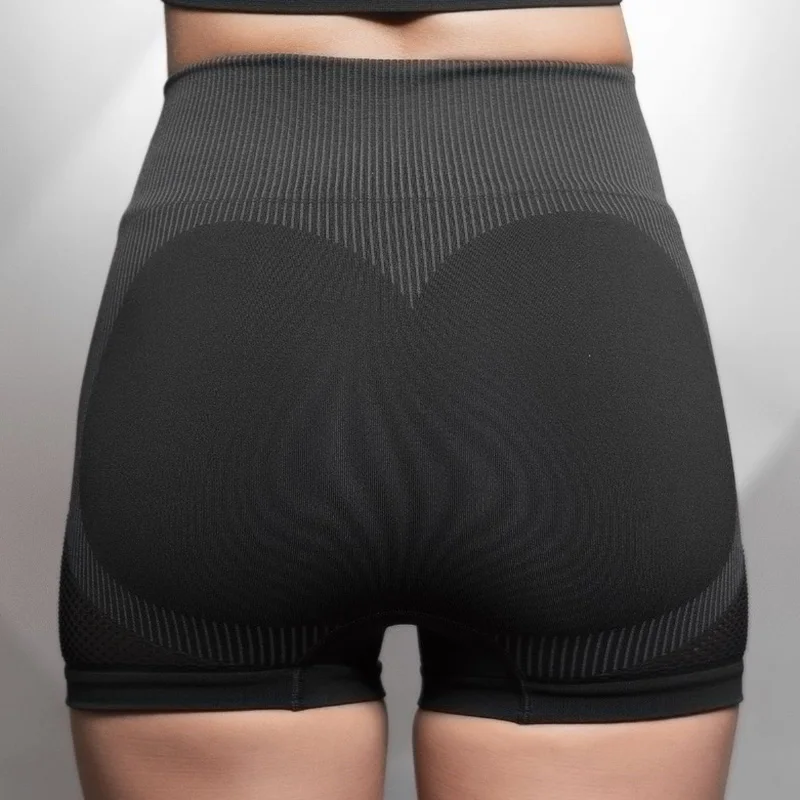 SALSPOR женские бесшовные шорты для йоги спортивные эластичные усиленные шорты с высокой талией пуш-ап для бега рабочие тренировочные шорты