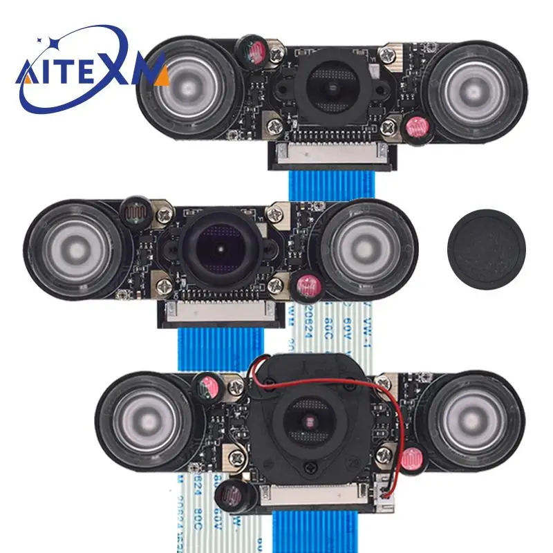 Модуль камеры ночного видения Raspberry Pi 4 Fisheye веб-камера 5 Мп OV5647 с инфракрасным