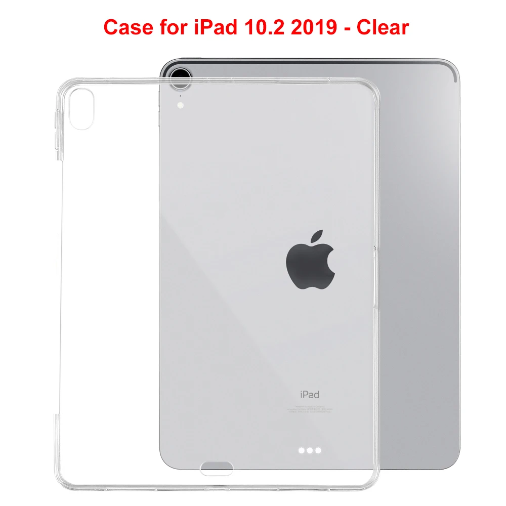 Redlai чехол для iPad 10,2(7th Gen) Ультратонкий Мягкий ТПУ силиконовый прозрачный чехол для iPad Pro 11 и 12,9 чехол - Цвет: for iPad 10.2 2019