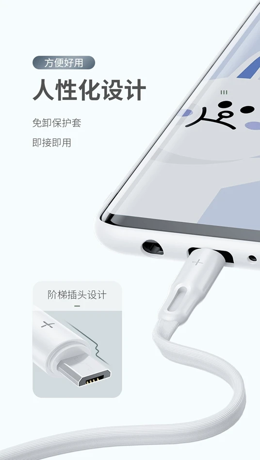ROCK Micro USB кабель 2A Быстрая зарядка USB кабель для передачи данных для samsung Xiaomi LG планшет Android мобильный телефон USB зарядка Шнур Microusb