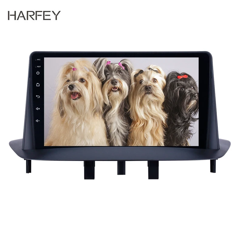 Автомагнитола Harfey 9 дюймов HD сенсорный экран GPS навигация Android 8 1 для Renault Megane 3 2009