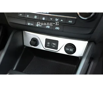 

Stainless Steel Car Control Socket Charge Cigarette Smoke Lighter Switch Frame Lamp Trim For Hyundai Tucson 2015 2016 2017 2018