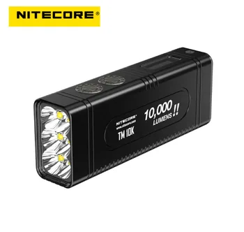 

NITECORE TM10K Tiny Monster Rechargeable Flashlight 6 CREE XHP35 HD max 10,000 lumen LED screen throw 288 meter built in battery