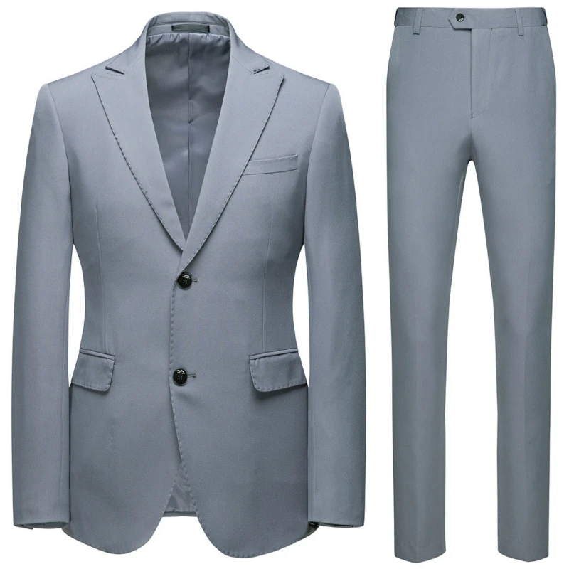 2019 New Fashion Groom Wedding Dress Suits Jacket Men Casual Royal 5 Color Two Button Jackets Business Leisure Prom Male Suit 2019 New Fashion Groom Wedding Dress Suits Jacket Men Casual Royal 5 Color Two Button Jackets Business Leisure Prom Male Suit