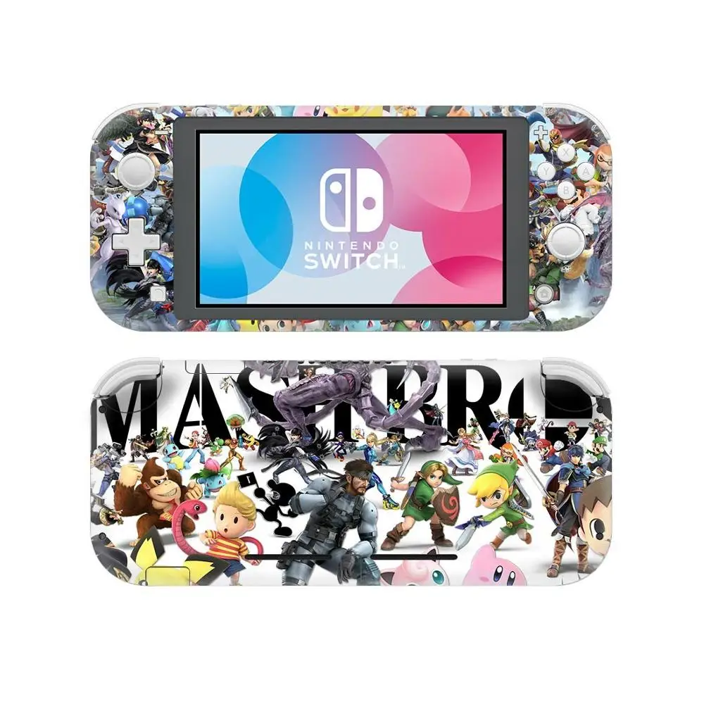 Супер Smash Bros nintendo Switch наклейка на кожу чехол для nintendo Switch Lite протектор kingd Switch Lite наклейка на кожу