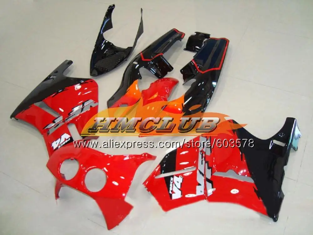 No. 7 VFR400 R для HONDA VFR400R NC35 1993 1994 1995 1996 1997 1998 99CL. 47 ЛРВ 400 R NC24 93 94 95 96 97 98 белые, красные обтекатели - Цвет: No. 7
