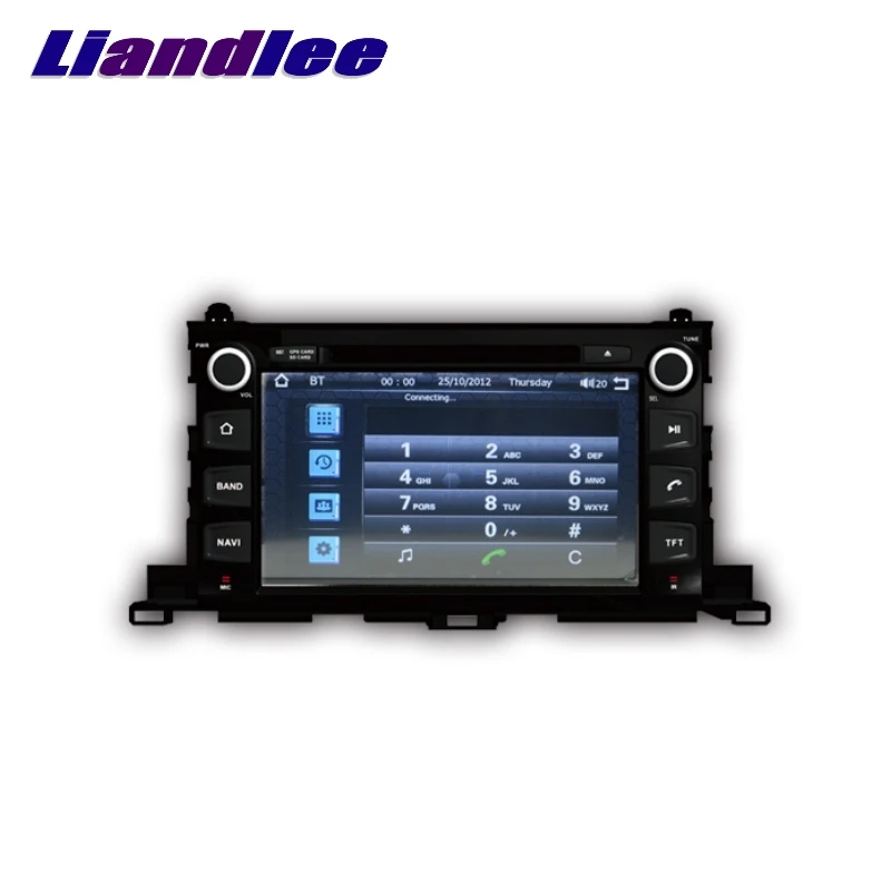Для Toyota Highlander XU50 серии LiisLee автомобильный мультимедиа, ТВ DVD gps аудио стерео Hi-Fi радио стиль навигация NAV