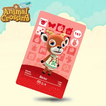 

167 Beau Animal Crossing Card Amiibo Cards Work for Switch NS 3DS Games