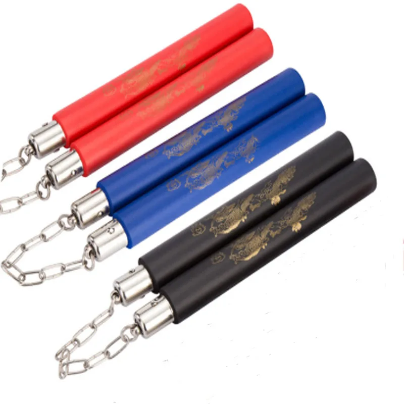 Chinese kung fu Nunchaku Bruce Lee Pattern martial arts wing chun safe foam Padded nunchakus weapons wushu equipment | Спорт и
