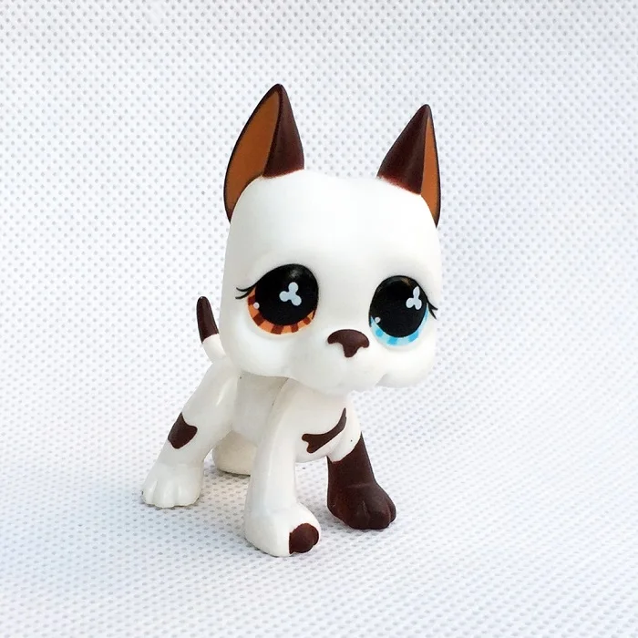 Lps Spielzeug #577 Littlest Pet Shop Sammlung Figur Groß Dane Welpe Hund Blau 
