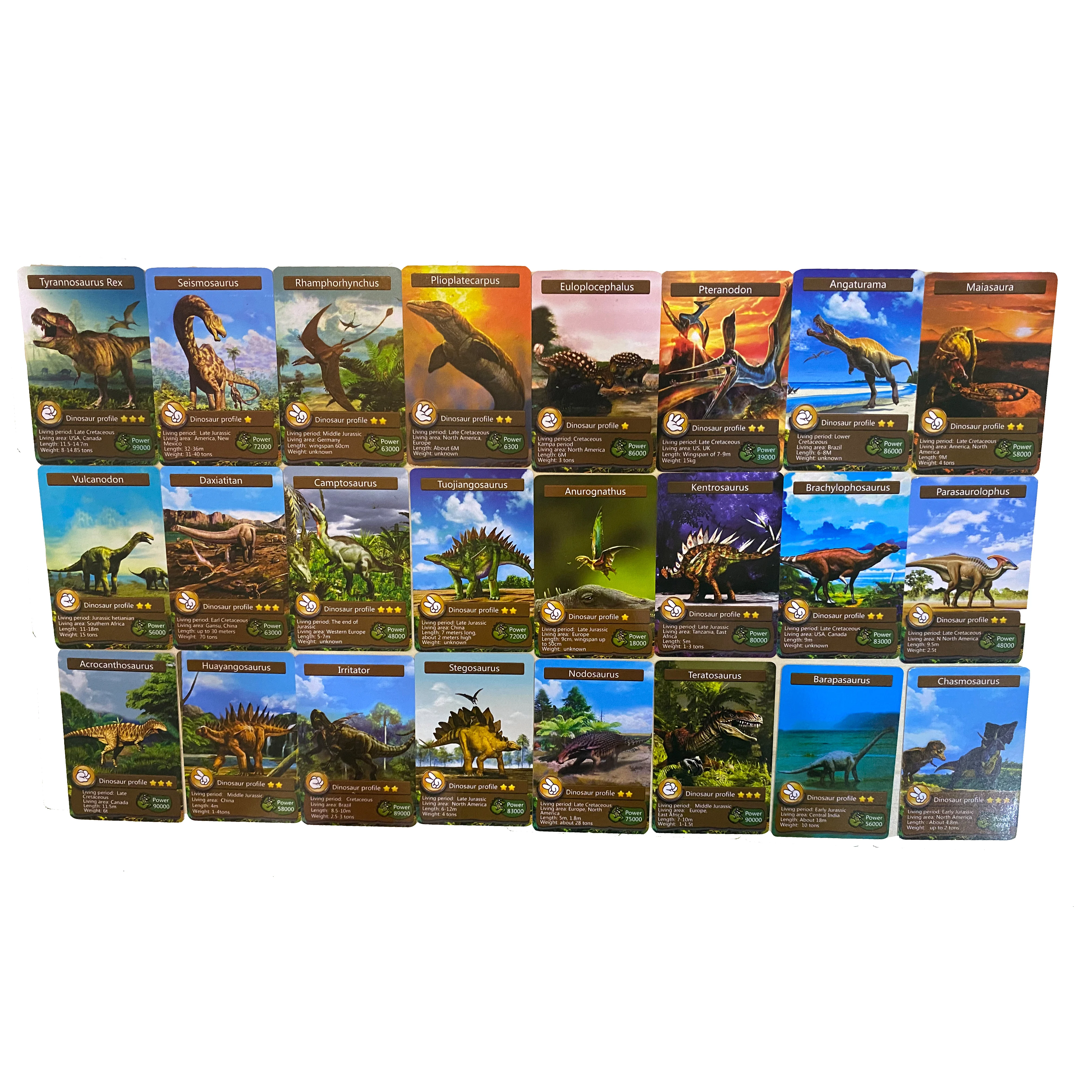 Juego de cartas de cognición de dinosaurio de Disney, 55 Uds., Cartas coleccionables de Anime de batalla, álbum de libros, juguetes para niños, regalos
