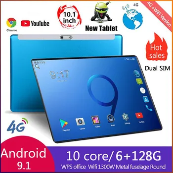 

2021 Tablet Android 8.0 Octa Core 10.1 inch Tablet PC 6GB RAM 128GB ROM 8.0MP WIFI A-GPS 4G LTE 2.5D Tempered Glass IPS 1280x800