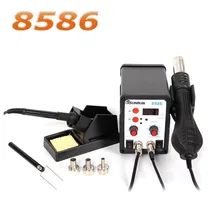8586 SMD BGA паяльная станция для горячего воздуха паяльник горячий воздушный пистолет 2в1 700 Вт SMD паяльная станция сварочный ремонтный набор Инструменты
