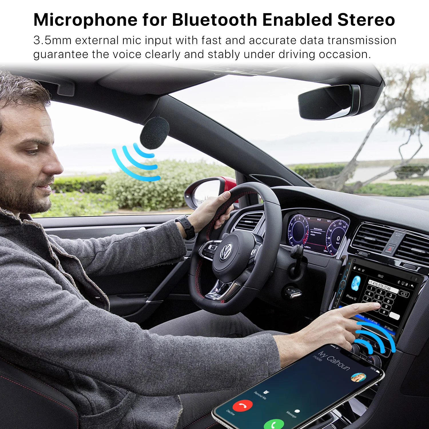 Car Radio 2din Touch Screen Apple Carplay AM FM Bluetooth Mirorr link Autoradio 7inch Universal 2 Din For Toyota Nissan Hyundai