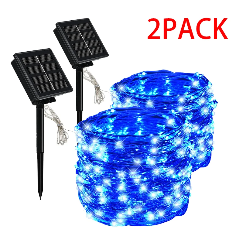 solar powered led lights LED Solar Fairy Lights Lamp Outdoor 7M 12M 22M LEDs String Waterproof Holiday Party Garland Solar Garden Christmas Lights. solar torch lights Solar Lamps