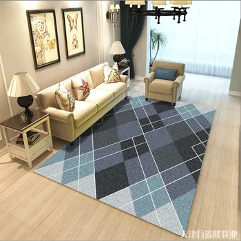 

Modern Minimalist Home Living Room Washable Non-slip Bedroom Bedside Rectangular Carpet Area Can Be Customized