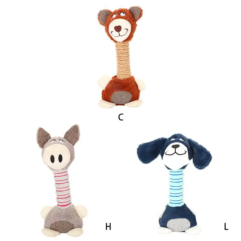 Pet Bite-resistant интерактивная игрушка плюшевое игрушечное животное игрушка для собаки мяч игрушка собака безопасная мягкая жевательная игрушка для прорезывания зубов
