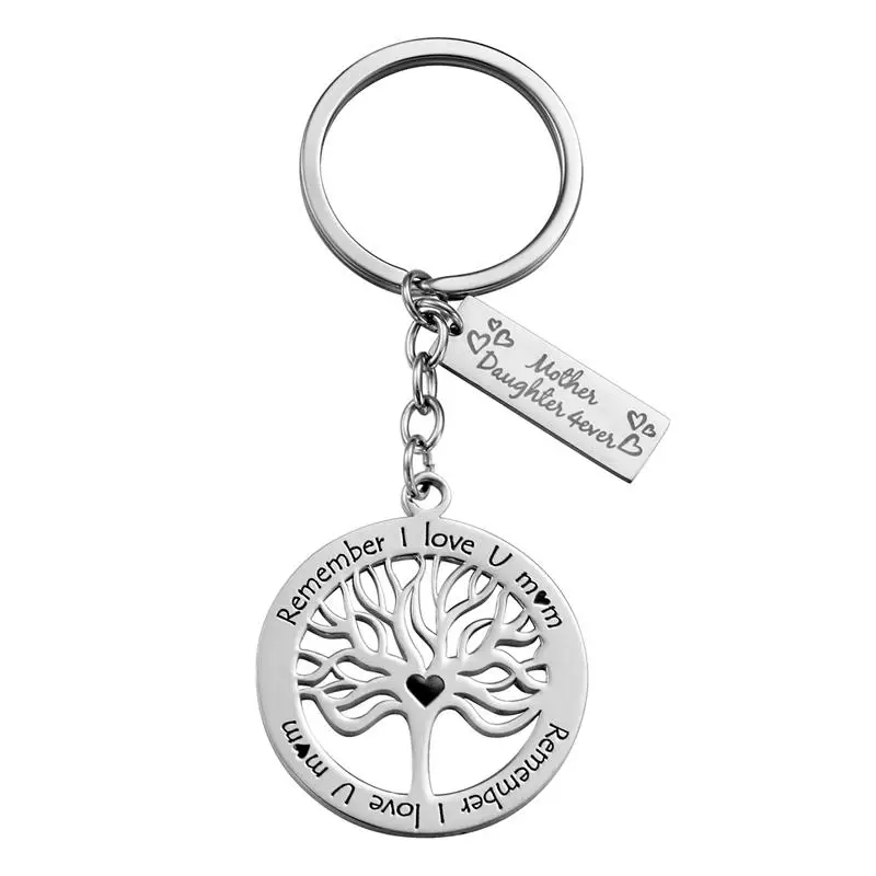 UNOMOR Mother Birthday Gifts Daughter Keychain Remember I Love U Mom Gift for Women Best | Дом и сад