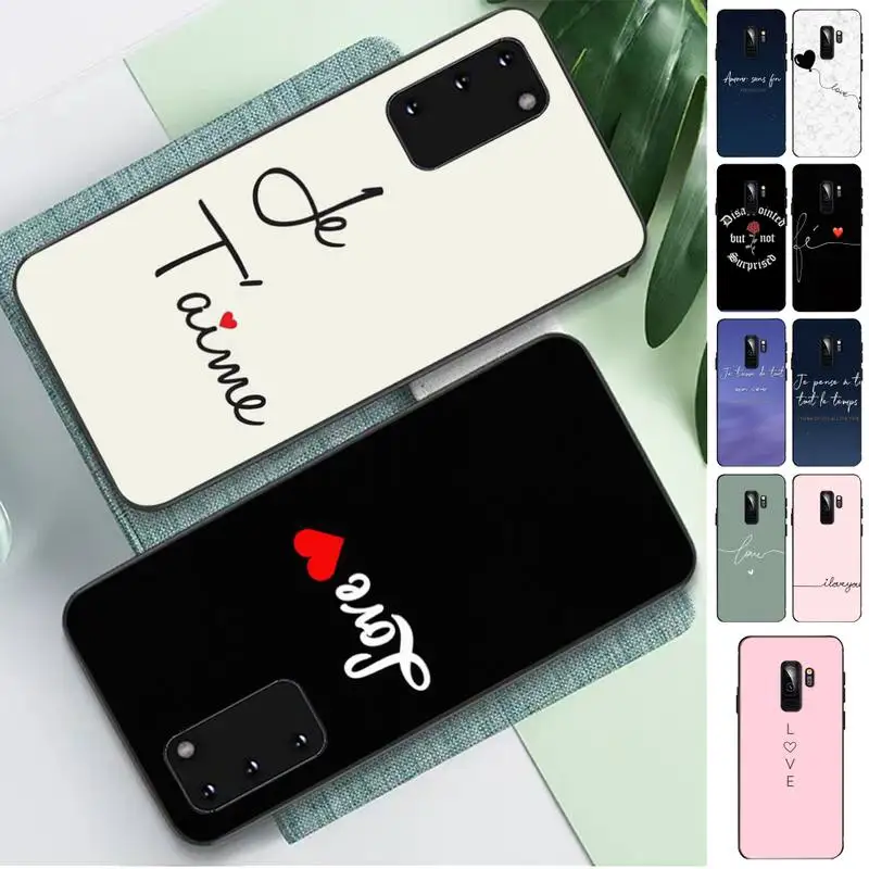 LVTLV французский Love Amor чехол для телефона Samsung S 4 6 7 5 8 9 10 20 plus lite edge S10 5G | Мобильные