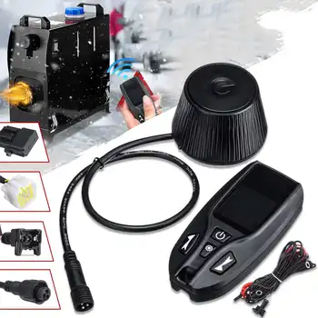 

12V/24V Car Air Heater Remote Control Diesel Parking Heater LCD Monitor Switch Controller W/Cable Harness