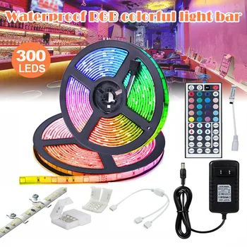 

LED Strip Lights RGB 5050 10M LED Color Changing 24key Remote Control with Controller YU-Home