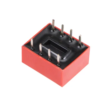 

uxcell 40 Pcs Red DIP Switch 1 2 3 4 Positions 2.54mm Pitch for Circuit Breadboards PCB
