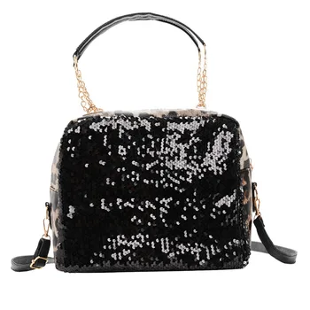 

Fashion Women Bag Messenger HandBag Phone Shoulder Bag Leopard Print Zipper Simple Stylish Wild Sequins Popular