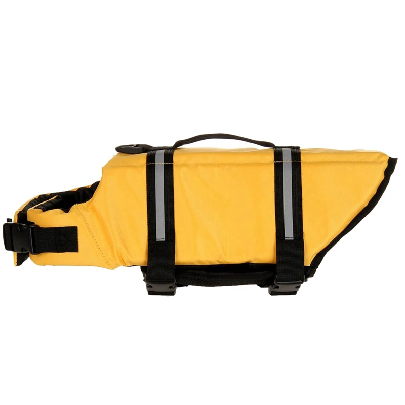 thumbnail image 1 of Chaleco salvavidas reflectante ajustable para perros pequeños y grandes, chaleco de seguridad para surf, chaleco salvavidas para mascotas con flotabilidad mejorada, 1 of 5
