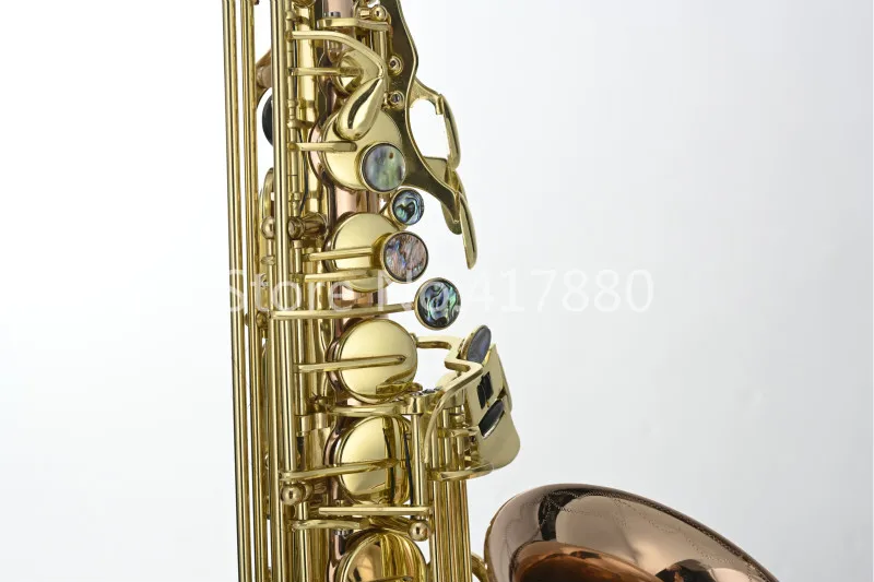 MARGEWATE высокое качество Alto Eb Tune саксофон фосфор Медь золотой лак E плоский