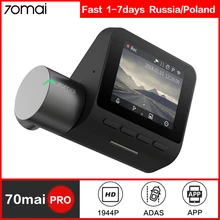70mai Dash Cam Pro Smart car dvr камера Wifi 1944P HD gps ADAS Голосовое управление монитор парковки 140FOV камера ночного видения