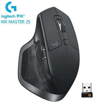 

Logitech MX Master 2S Wireless Bluetooth Mouse Unifying Dual Mode 4000 DPI Multi-device Office Computer Mouse Mice For Laptop PC