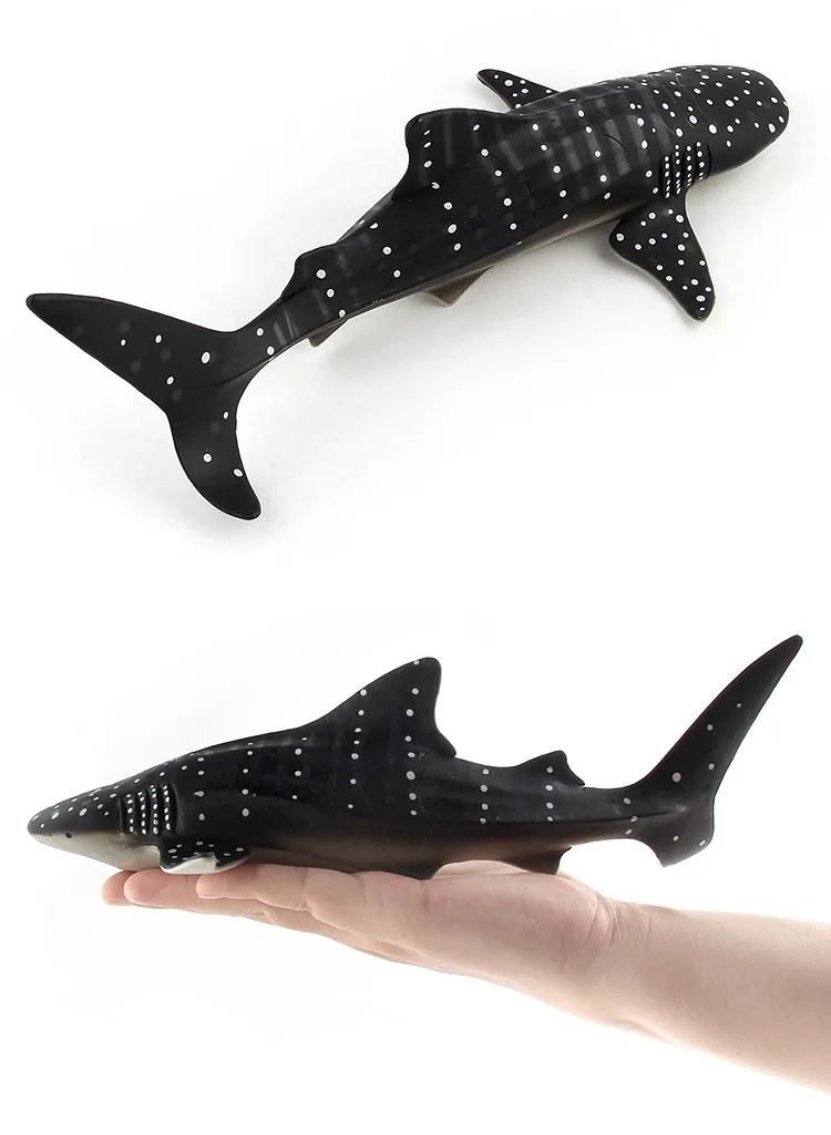 

1PC 27CM Large Simulation Wild Animals Whale Shark Action Figure Collection Cognition Educational Toy for Children Christmas Gif