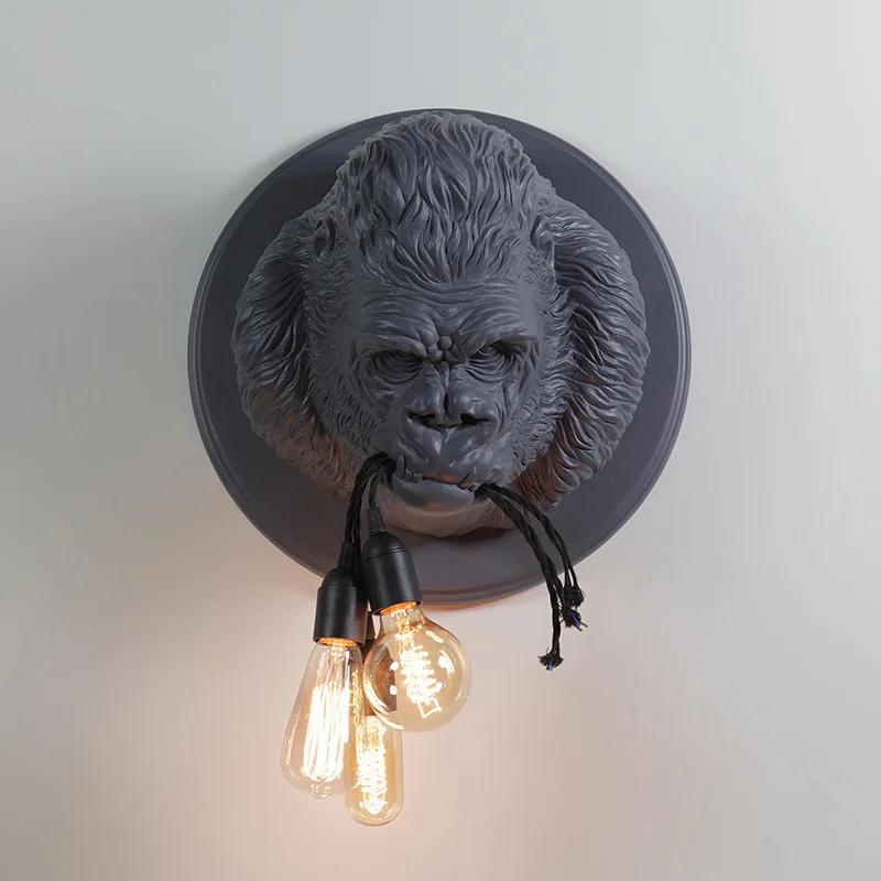 Промышленный настенный светильник Gorilla в стиле ретро скандинавский стиль