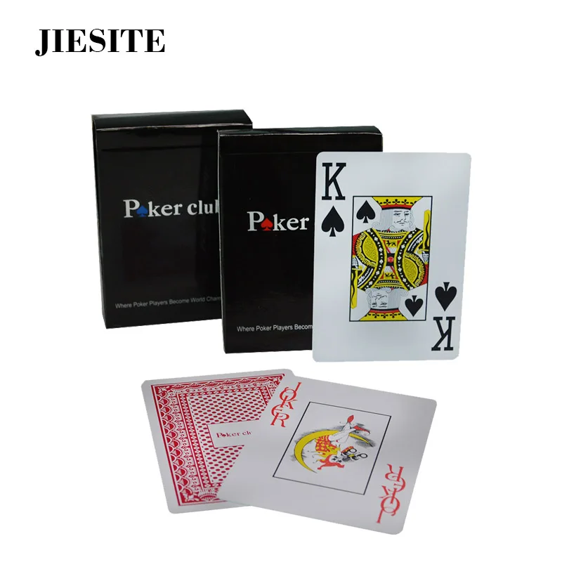 Пластиковые игральные карты JIESITE 10 террас/набор карточка для Техасского покера с
