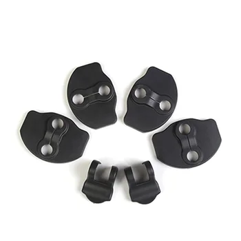 

6Pcs Car Auto Door Lock Protective Cover Trim Replace for Tesla Model 3 2017 2018 2019 2020