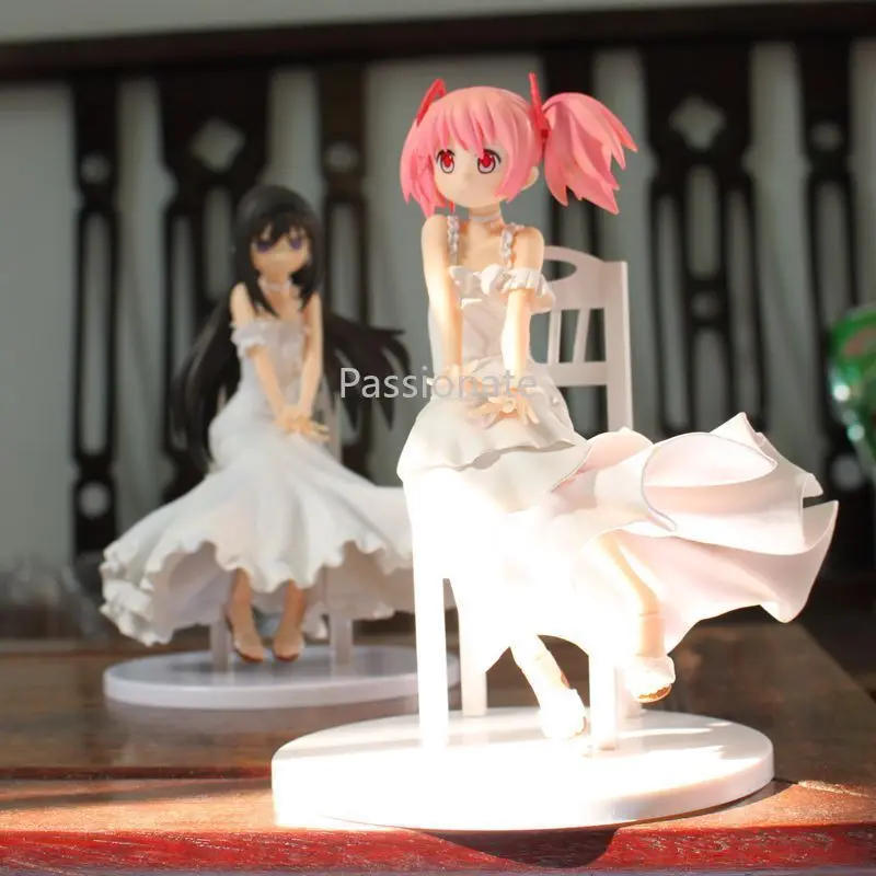 Аниме Puella Magi madoka Magica Kaname Madoka Akemi Homura белое платье Красивая статуя ПВХ экшн фигурка