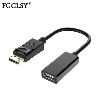 

FGCLSY DP to HDMI Cable Adapter Male To Female Display Port to 1080P HDMI Cable Adapter Converter For Projector Laptop PC