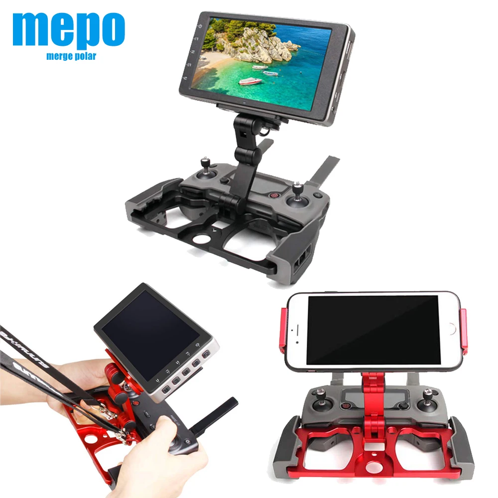 Remote Controller Phone Tablet CrystalSky Holder Mount For DJI Mavic 2 Pro Mavic Mini 2/1 Air Spark Metal Monitor Stand Bracket