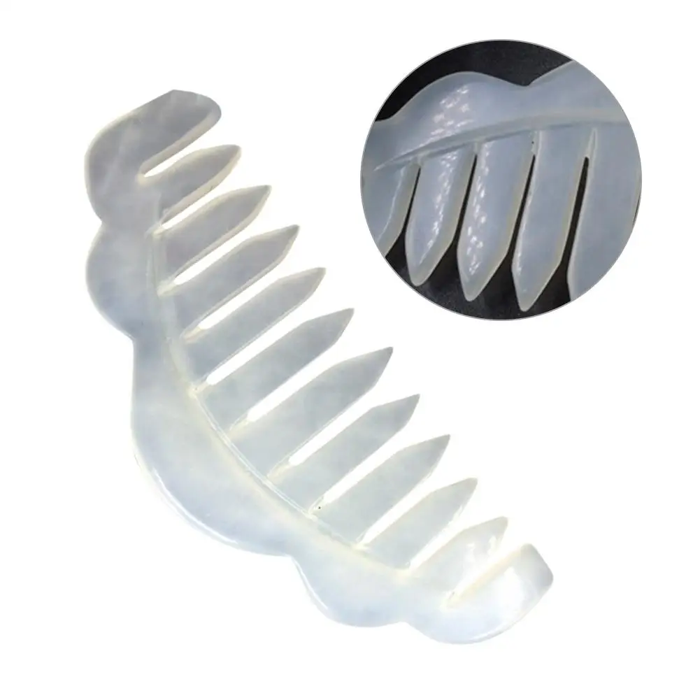 

Natural Jade Stone Massage Comb Massager For Head Acupuncture Pressure Therapy Guasha Scraper Health Care Scraping Massage